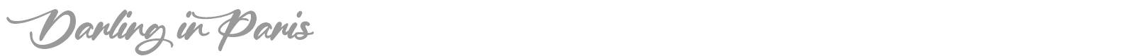 Darling in Paris font preview